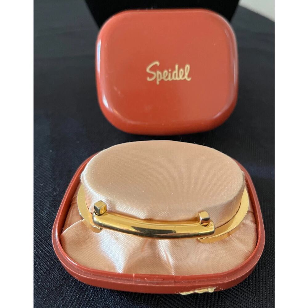 Vintage 1940’s- Speidel Bracelet Gold Toned With Original Box